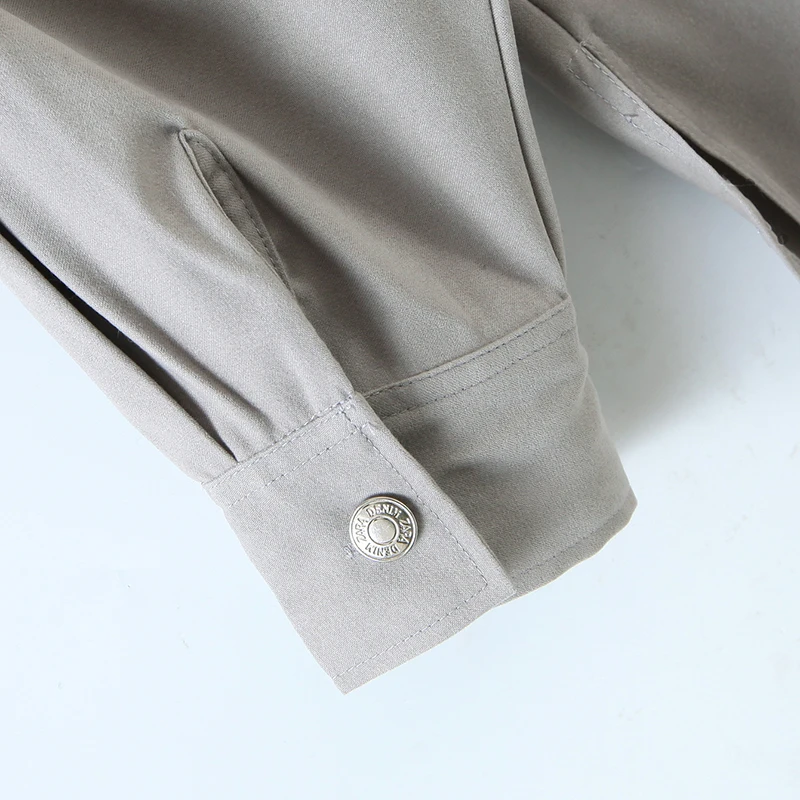 

Elegant Soft Loose Women Blouses Shirts Summer Turn-down Collar Single-breasted Shirts Female 2020 Casual Tops femme