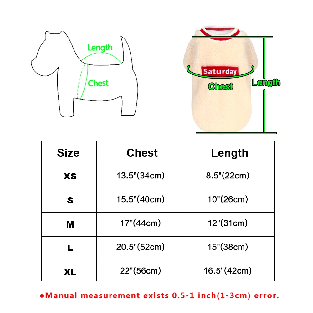 

Soft Pet Clothes Dog Jacket Small Dog Chihuahua Clothes Winter Medium Small Coat Perro XS-XL Pet For Dogs Clothing Ropa Dog