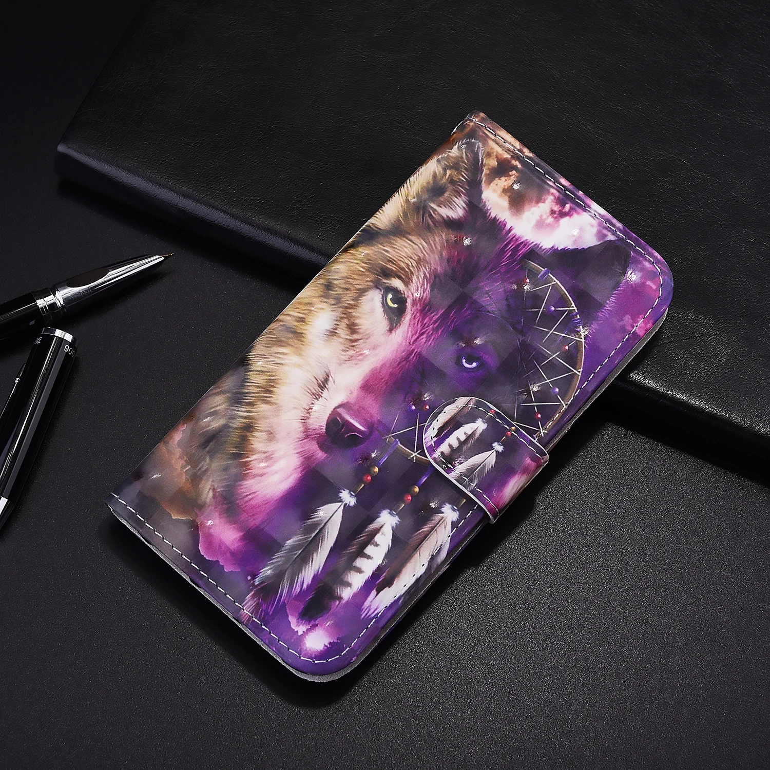Кожаный флип-чехол для iPhone 7 8 Plus 12 11 Pro Max Mini X XS XR SE 2020 | Мобильные телефоны и