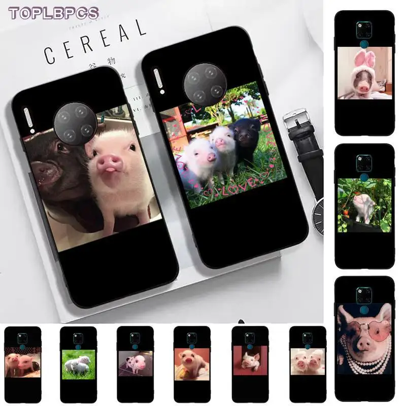 TOPLBPCS милые футболки с принтом Little Pink Pet Свинья роскошный блестящий симпатичный