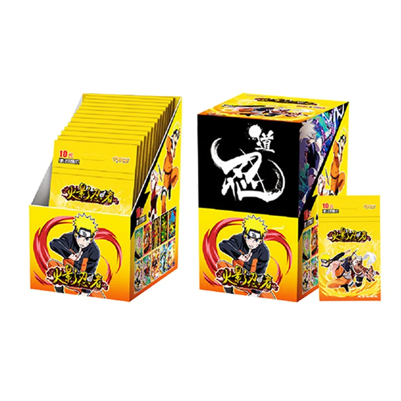 

Original Naruto Anime Figures Bronzing Barrage Flash Cards Uzumaki Naruto 3D Collectible Cards Table Toys Gifts for Children