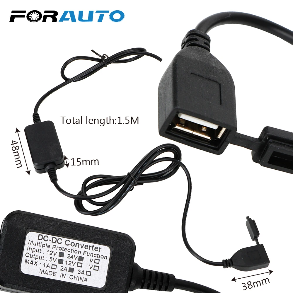 FORAUTO Мотоцикл Руль USB Порты и разъёмы Питание на европейскую розетку для телефона