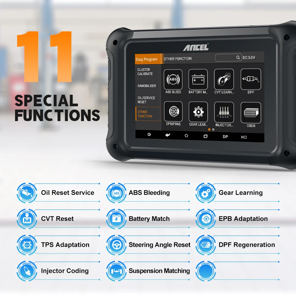 ANCEL DP500 пройденное расстояние в милях исправление для автомобиля OBD2 ключевой