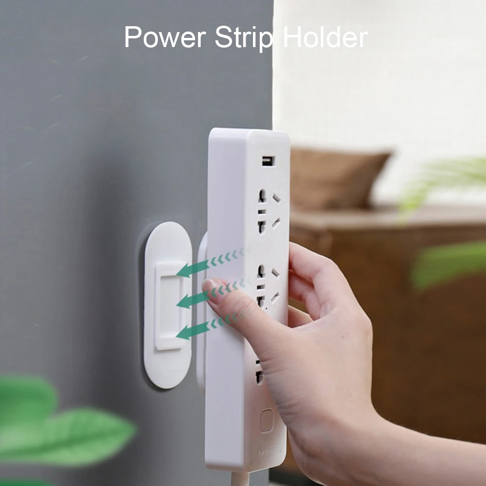 Бесшовный многоразовый Настенный Съемный Кабельный органайзер держатель ленты