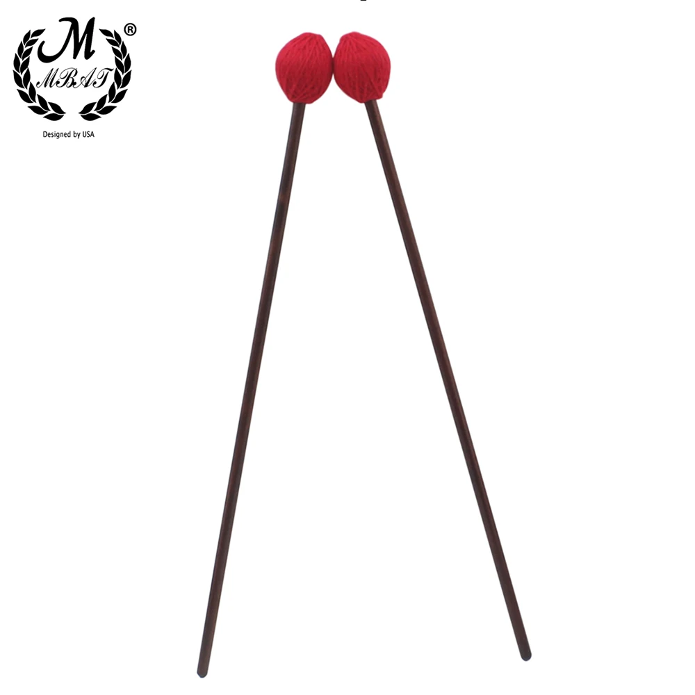 

M мбат высокое качество пара с твердой головкой клен ручка маримба палочки Барабанные палочки Ксилофоны фортепианный молоток ударный инстр...