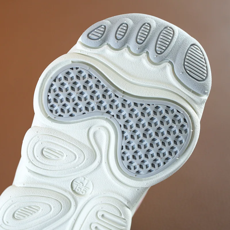

Autumn Children's Casual Genuine Leather Sports Shoes Baby Soft Bottom Mesh Running Shoes Children's Shoes