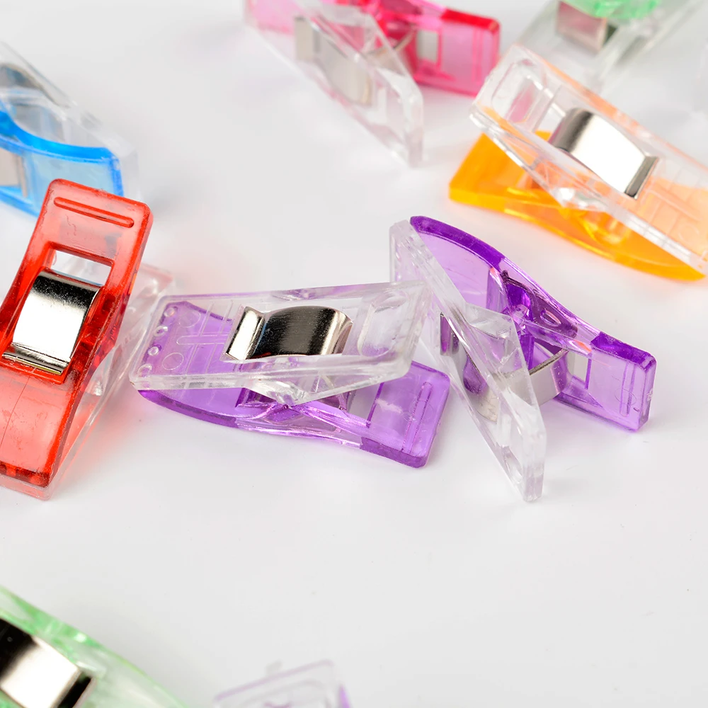 25 шт/50 шт Швейные Ремесло одеяло вязка пластиковые зажимы фон для