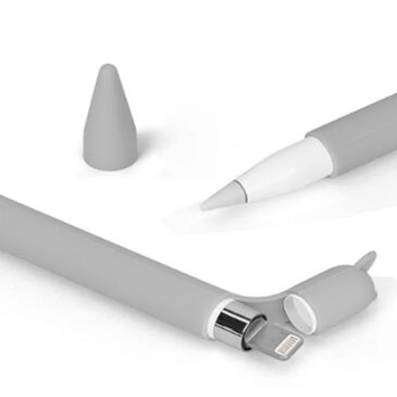 Для Apple Pencil 1 2 чехол КРЫШКА ДЛЯ iPencil iPad Pro планшет сенсорный Стилус колпачок милый кошачий ухо прокрутка силиконовый чехол