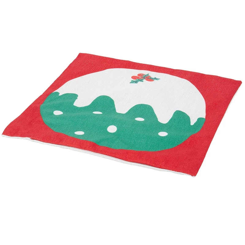 Рождество Лен пледы Подушка Чехол для дивана чехол подушки наволочка домашний