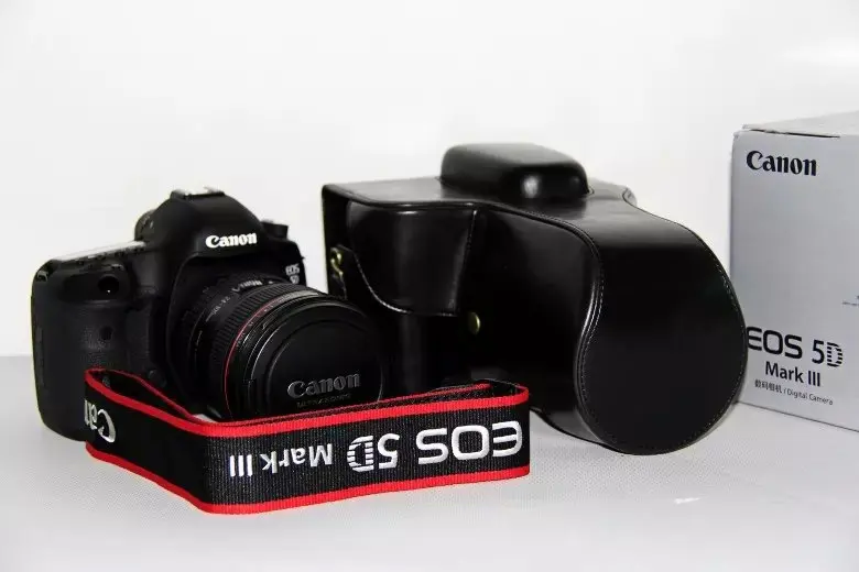 Кожаный чехол для камеры Canon EOS 5D Mark III 5Ds 5Dsr 5D3 24-105 мм объектив | Электроника