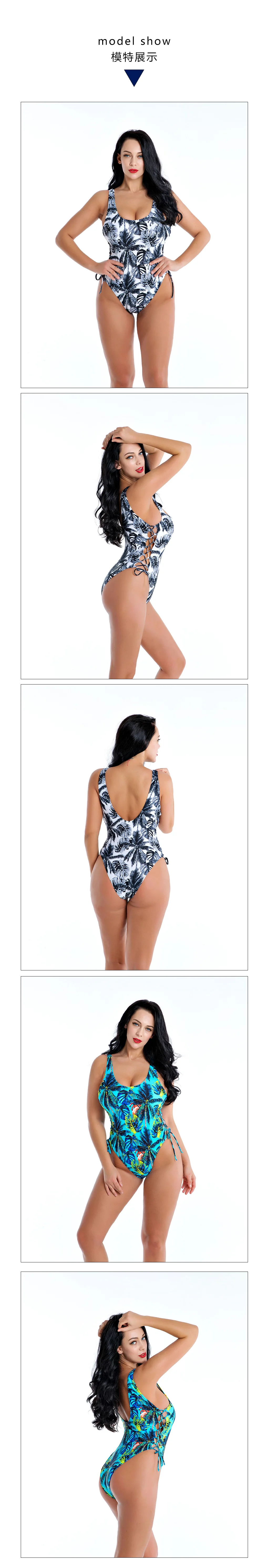 

2021 The New Women's European And American Fat Big Size Swimsuit plus size swimwear one piece swimsuit women