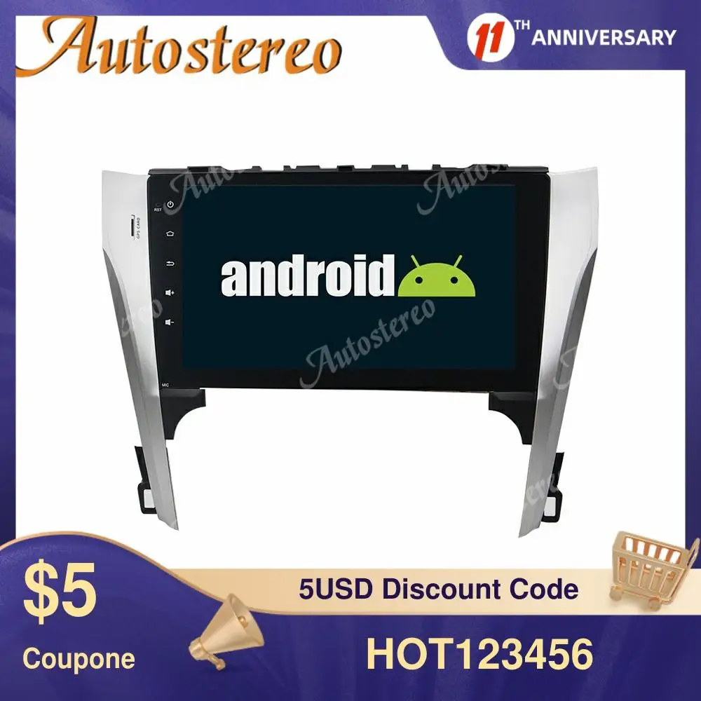 DSP Android 9 0 Автомобильный GPS навигатор для Toyota Camry 2012 2013 авто стерео радио Palyer