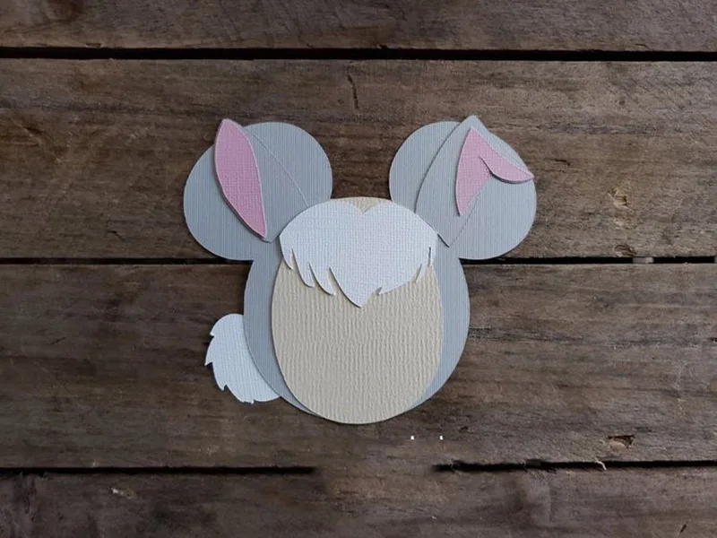 Длинные трафареты с изображением кролика металлические для высечки сделай сам