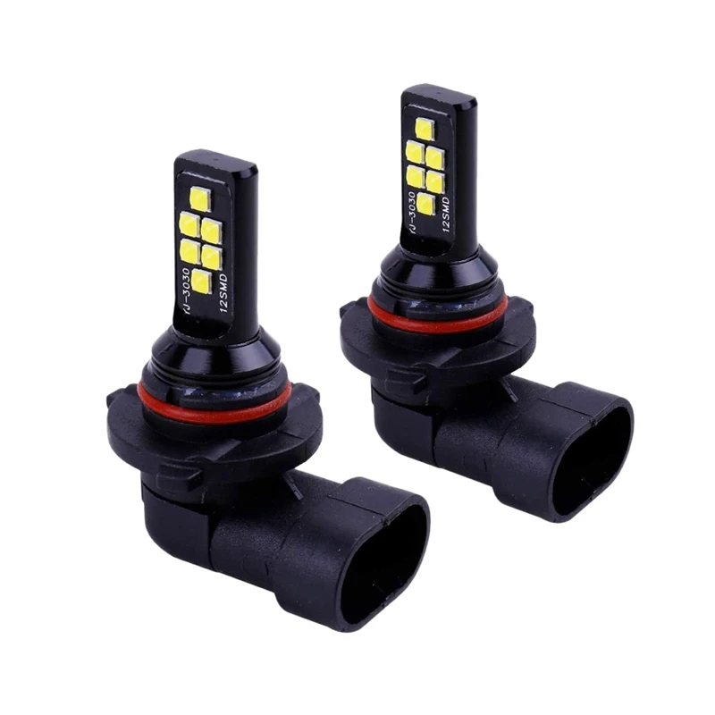 2X HB4 9006 светодиодный туман светильник лампочка передовые 3030 SMD дневные ходовые