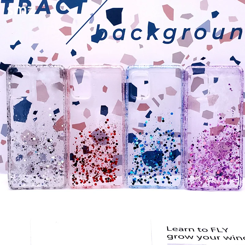 

Xiaomi 11lite Glitter DIY Phone Case For Mi11 Ultra Aesthetic 360 Silicon Back Cover Antidrop Clear TPU Bling Star Bumper Girls