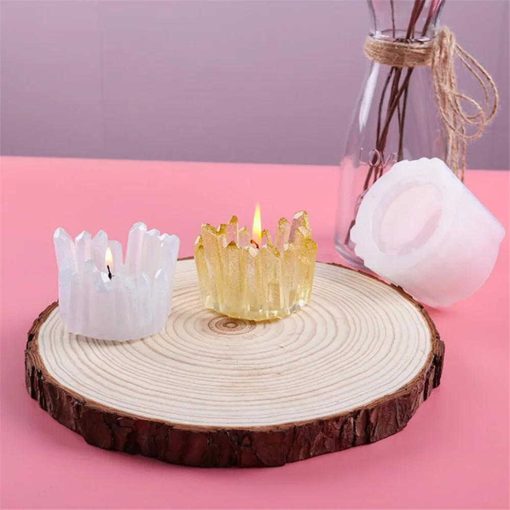 

Candle Holder Resin Silicone Mould Epoxy Mold Jewelry Storage Container Casting Molds for DIY Craft Candlestick Home Table Decor