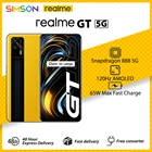 Смартфон realme GT 5G, 8 ГБ + Глобальная версия ГБ12 Гб + 128 ГБ, 256 Гц, обновление, 120 дюйма, FHD + AMO, Восьмиядерный процессор Snapdragon 6,43, зарядка 65 Вт, NFC
