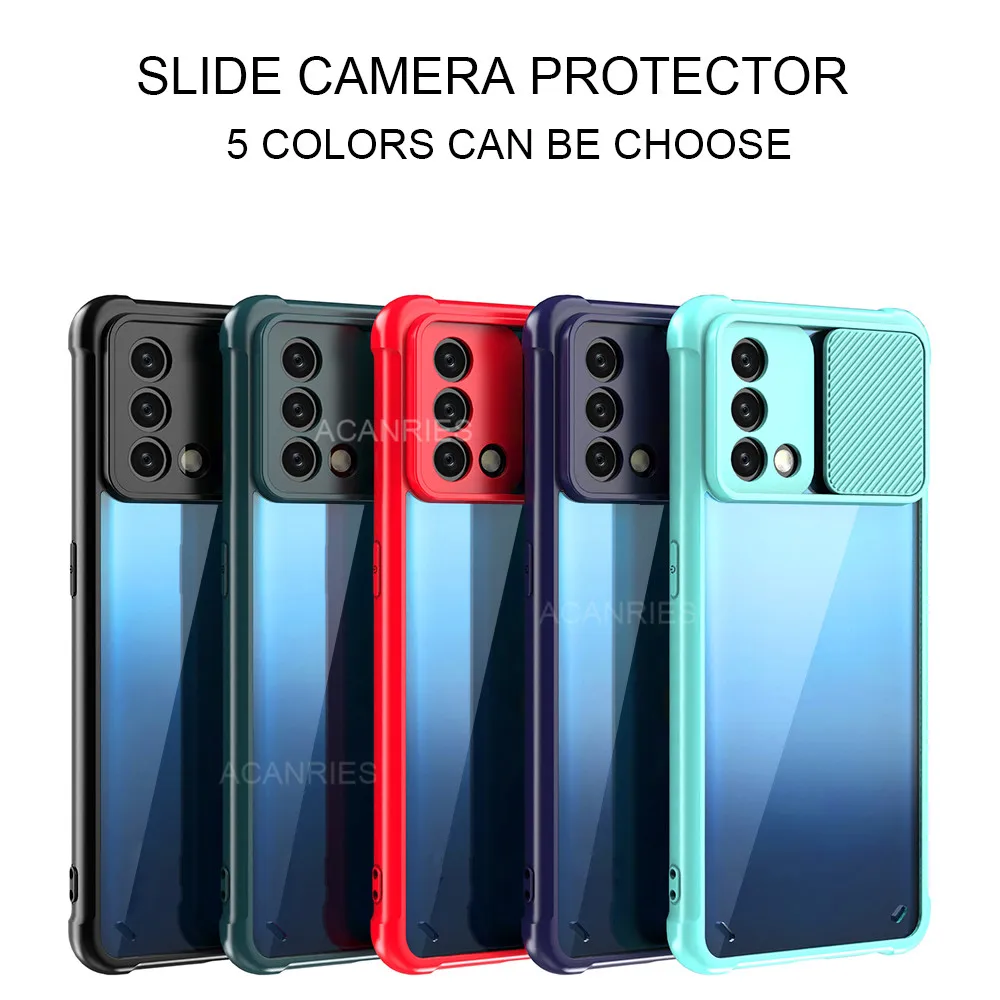 clear slide camera protect phone case on for xiaomi redmi note 10 pro 9 8 10pro 10s note10 s 4g 9a 9c nfc 9at 2021 xiomi cover free global shipping