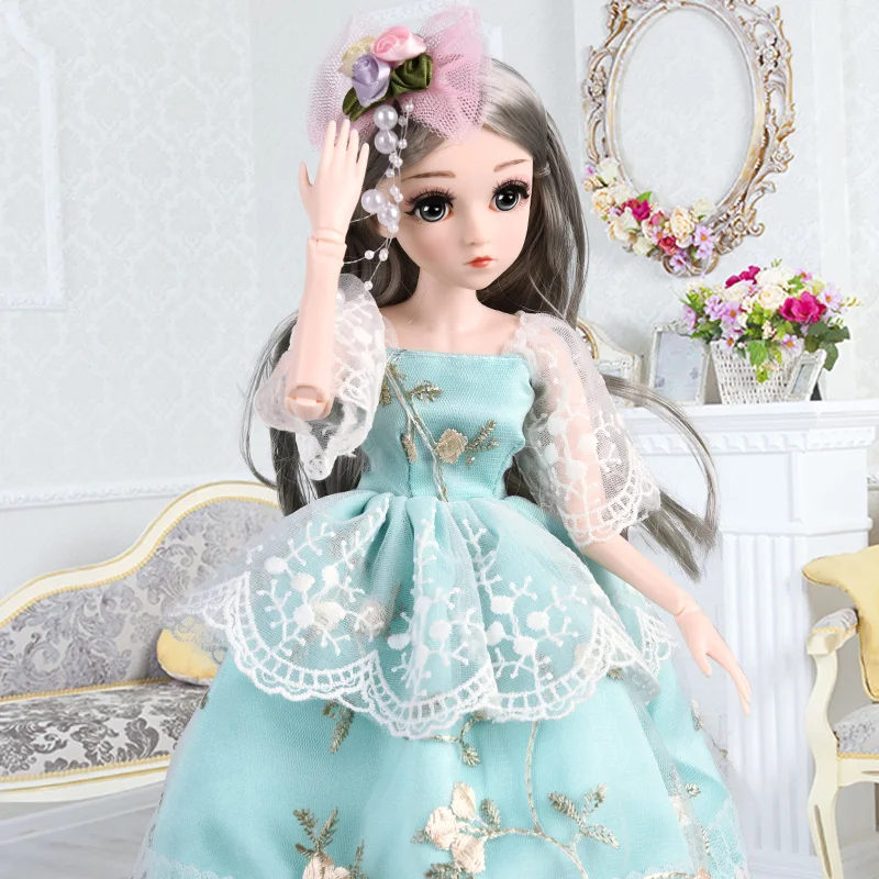 Style 04 UCanaan BJD кукла, 1/4 SD куклы 18 дюймов 18 мяч шарнирные куклы с одеждой наряд обувь парик волосы макияж лучший подарок для девочек - Цвет: Style 04