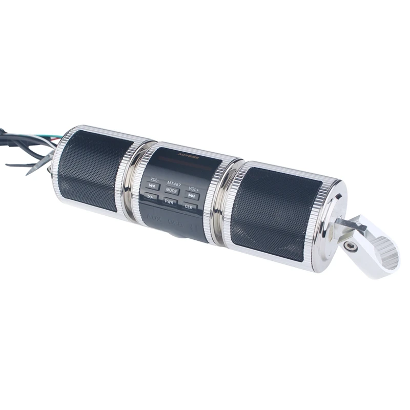 Handlebar Bluetooth Motorcycle Stereo Speaker Audio System Mp3 Atv Utv 4 Wheeler | Электроника