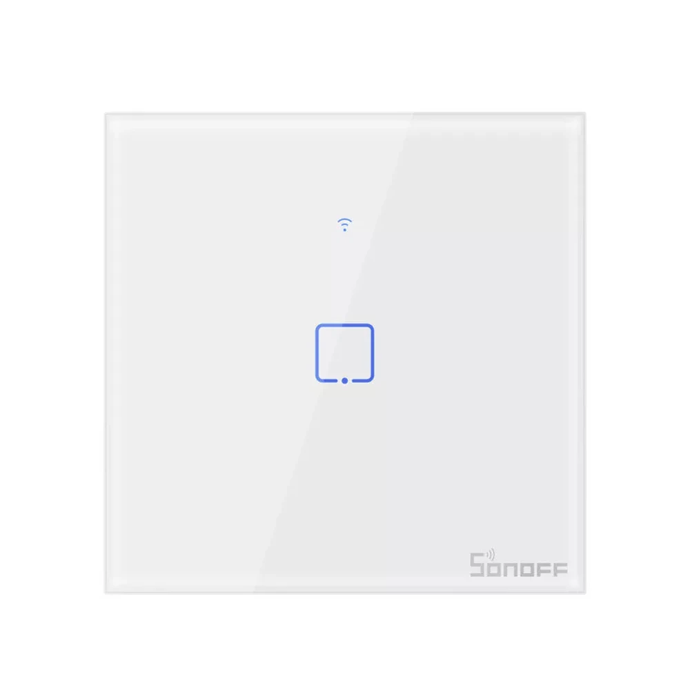 SONOFF WI-FI настенный выключатель 1/2/3 интеллигентая(ый) переключатель TX серия РЧ пульт дистанционного управления, настольная лампа, светодиодная лампа светильник переключатель умный дом Настенные переключатели