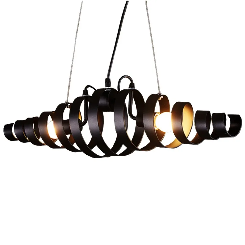 

Светодиодный американский подвесной светильник LukLoy в стиле ретро, декоративная железная антикварная лампа в стиле индастриал для ресторан...