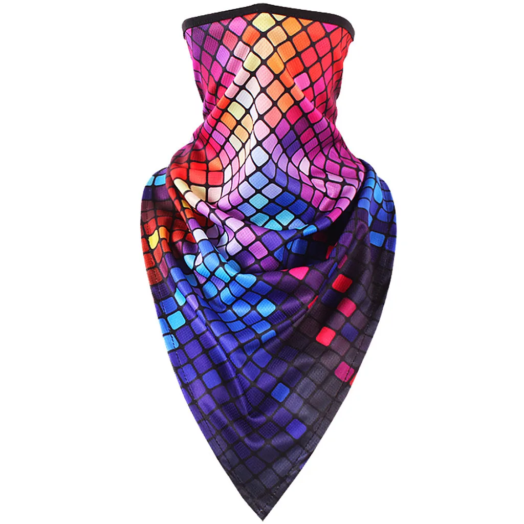 Шарф бандана плед пончо платок хиджаб Мода Пара бесшовные для прогулок 3D печать