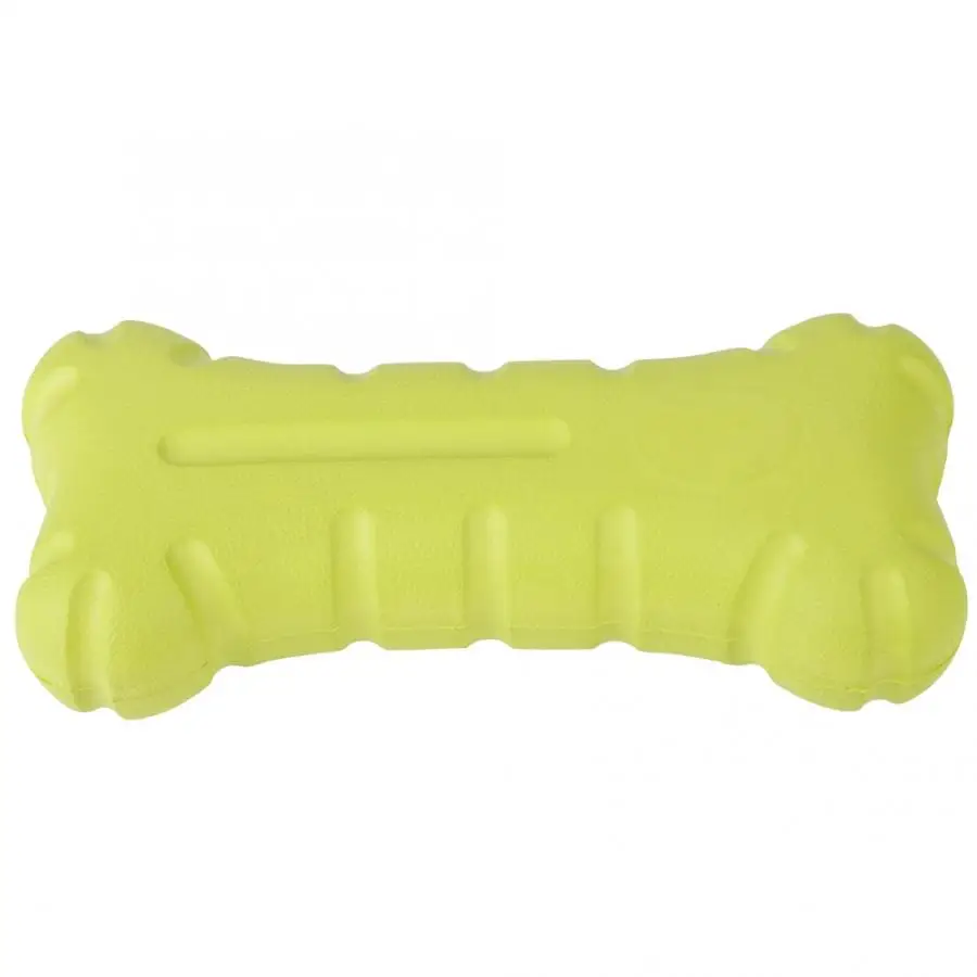 EVA Green Pet Dog Teeth Cleaning Protection Biting Chewing Bone Educational Training Toys | Дом и сад