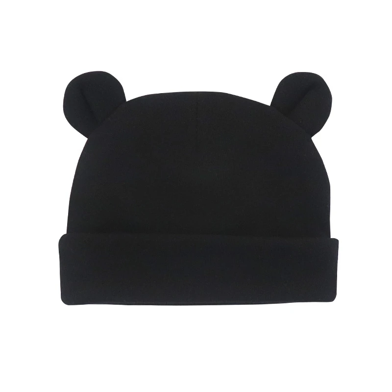 

Newborn 0-12 Months Baby Hat Boy Girl Beanies Cute Ears Bonnet Infant Cotton Hats Warm Soft Hospital Cap