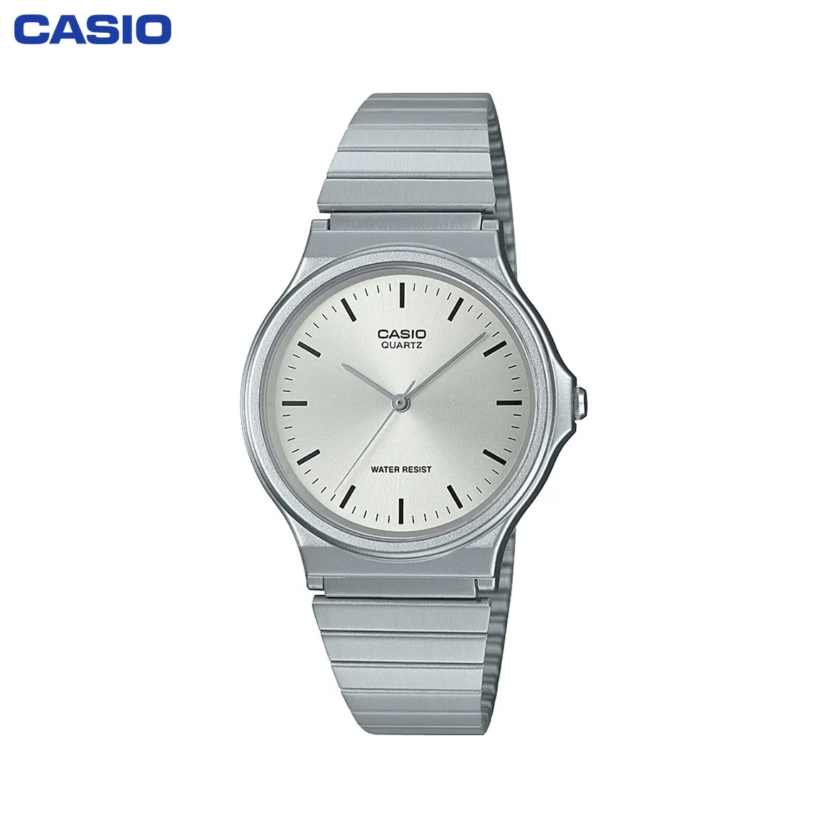 Кварцевые наручные часы Casio MQ 24D 7EEF Мужские аксессуары на браслете|Кварцевые