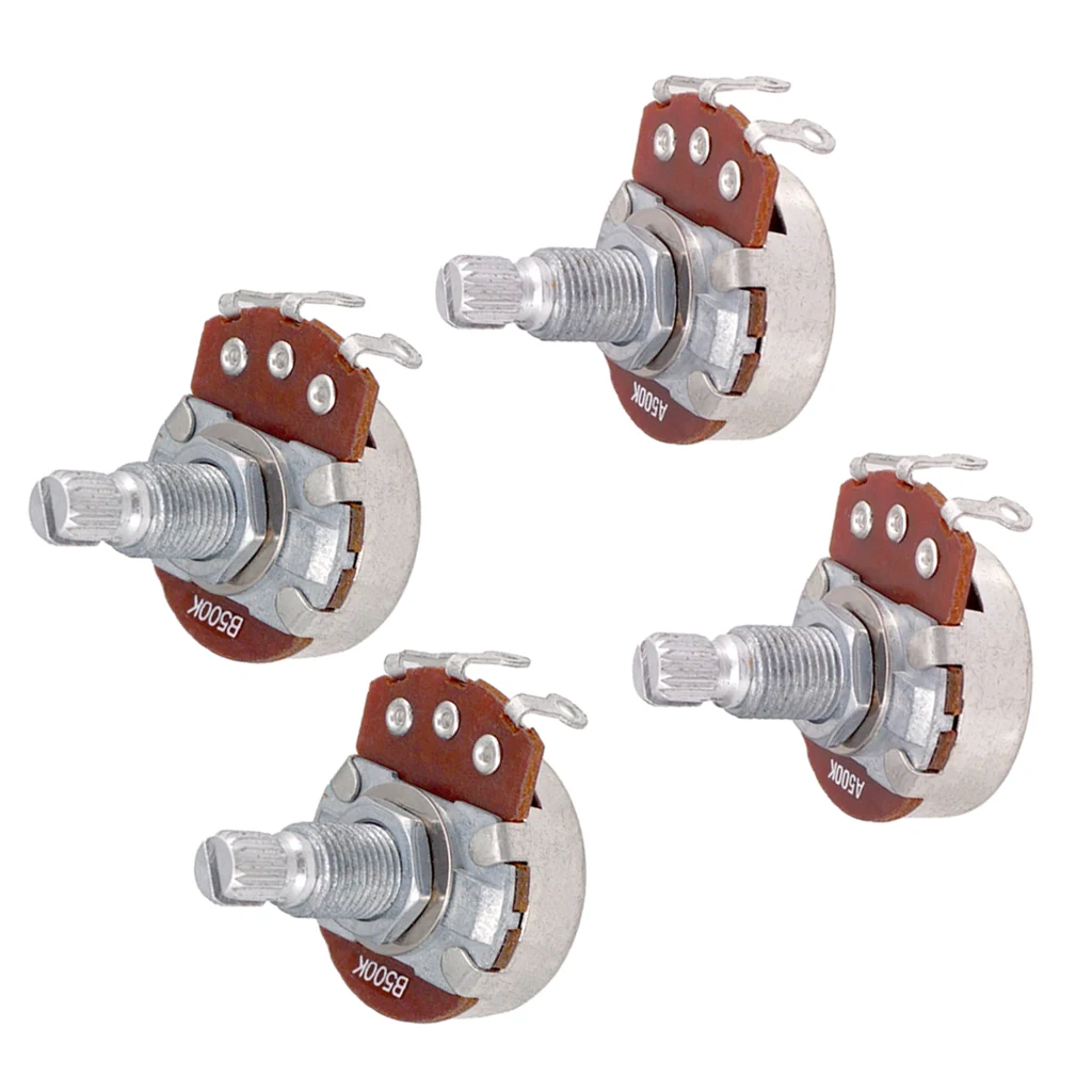 

MagiDeal 500k Split Solid-Shaft Guitar Volume/Tone Control Potentiometer Pot