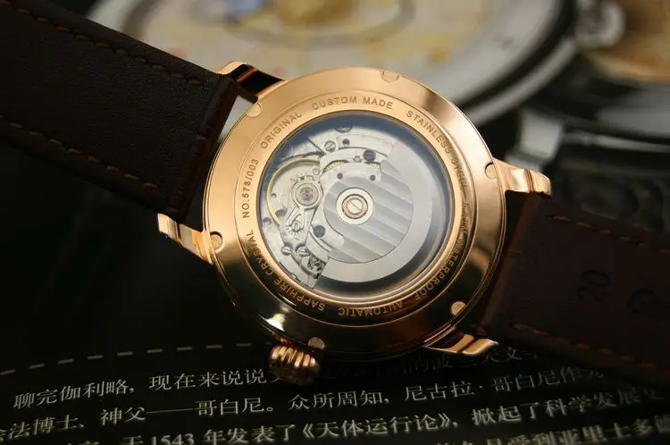 

Men's Watch Moon Phase Power Storage Stainless Steel Belt Waterproof Calendar St2153 Automatic Men's Watch Chinese Watch