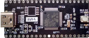 Ultra-low-power battery-powered STM32L4 development board micropython / python / C programming