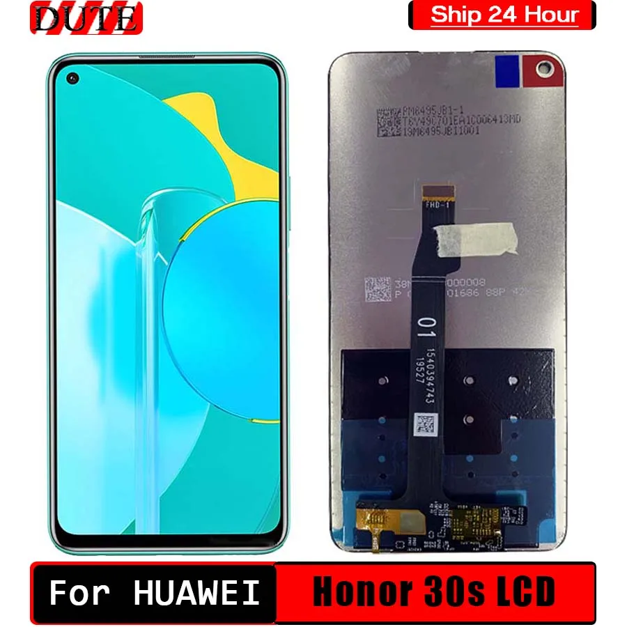 

Honor 30S CDY-AN90 ЖК-дисплей для Huawei Honor 30S 6,5 "ЖК-дисплей сенсорный экран дигитайзер сборка для Huawei Nova 7 SE CDY-AN00 ЖК-дисплей