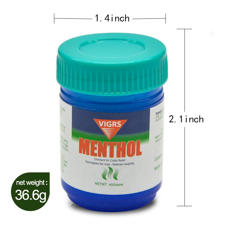 

Sumifun Cold Relief Nasal Congestion Ointment Coughing Pain Balm Cooling Refresh Anti-itching Mosquito Cream P0042