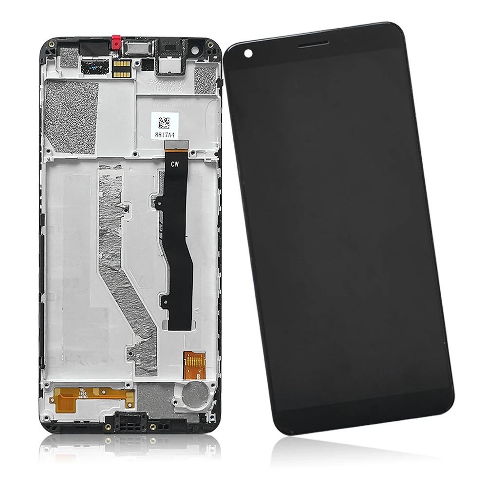5 45 for zte blade v9 vita lcd display touch screen digitizer assembly for zte v9 vita lcd touch sensor lcd phone replacement free global shipping