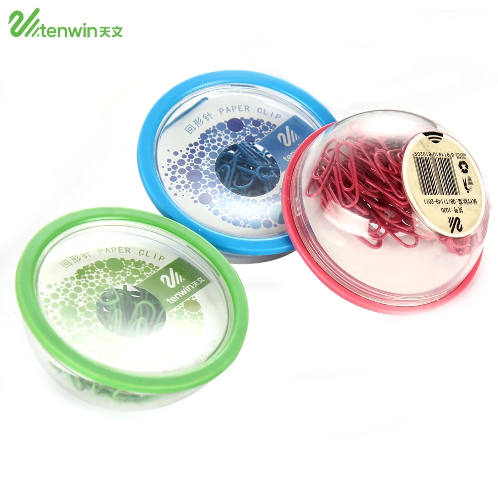 Десять WIN 100 ⑤ кор. скрепки металлические для офиса школы канцелярские
