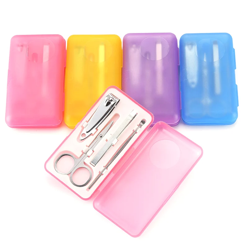 4 шт./компл. профессиональные маникюрные инструменты для ногтей набор ножниц