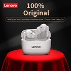 Беспроводные наушники Lenovo XT90 Bluetooth 5,0, спортивные наушники с сенсорной кнопкой, IPX5 Водонепроницаемая гарнитура с зарядным устройством 300 мАч