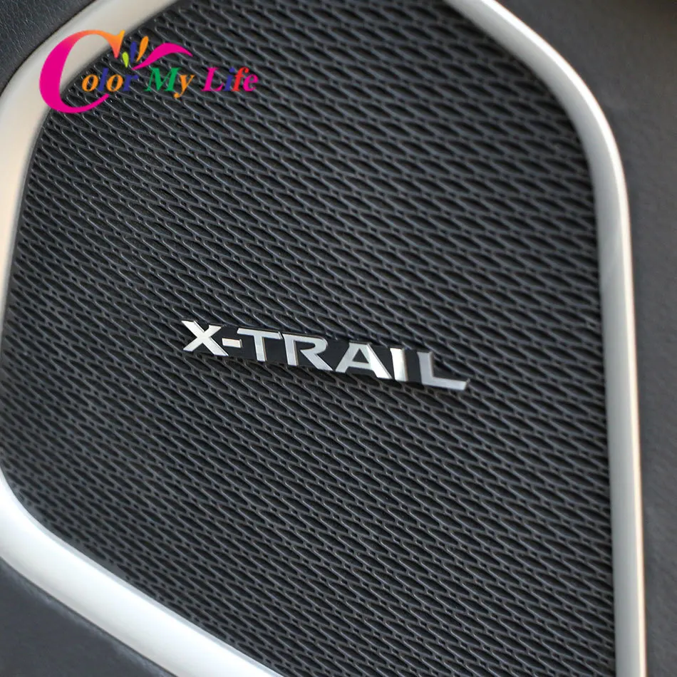 Наклейки для салона наклейки дверей и аудио накладка на колеса Nissan X trail T32