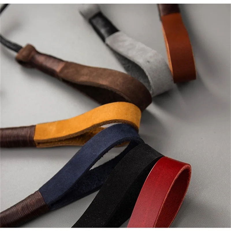 Брелок ручной работы из натуральной кожи для автомобиля подвеска ключа с