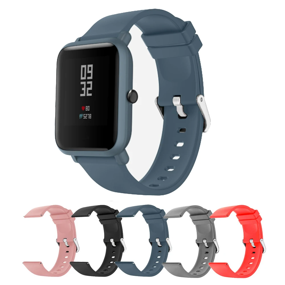 

Ремешок силиконовый для Xiaomi Huami Amazfit Bip, 20 мм