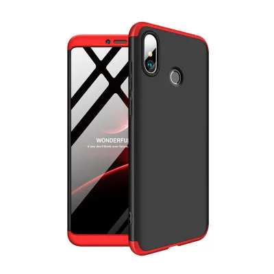 red black red Чехол полностью защищающий телефон для Xiaomi Redmi Note 8 Pro крышка на xiomi Redmi Note 7 камеры одноступенного процесса 8 7s 6A 6 Pro защитный бампер жесткая задняя панель - Цвет: red black red