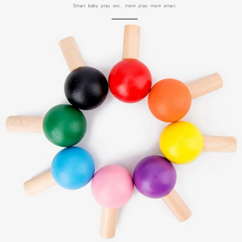 

Wooden Nesting Toy Kit New Cognitive Sorter Children Educational Toy Baby Building Blocks Kids Intelligence Matching Game Toy
