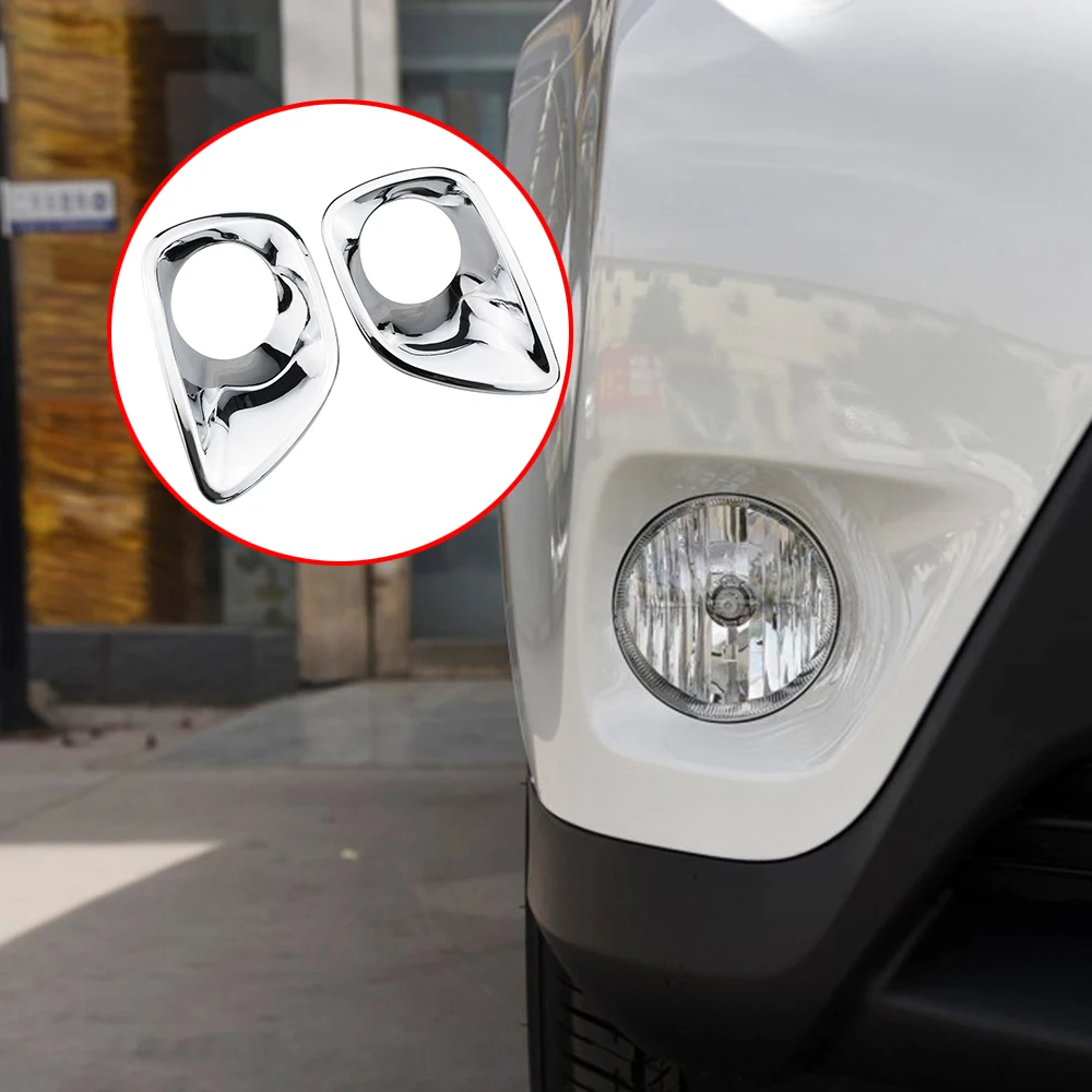Для Toyota RAV4 2013 2014 2015 DRL Автомобильная фара Противотуманные фары рамка передние