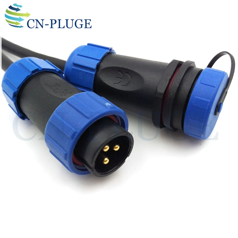 SP2110/P SP2111/S IP68 3 контактный водонепроницаемый док разъем авиационный штекер