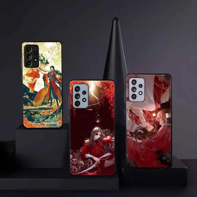 

Chinese style Tian Guan Ci Fu Phone Case For Samsung galaxy A S note 10 12 20 32 40 50 51 52 70 71 72 21 fe s ultra plus