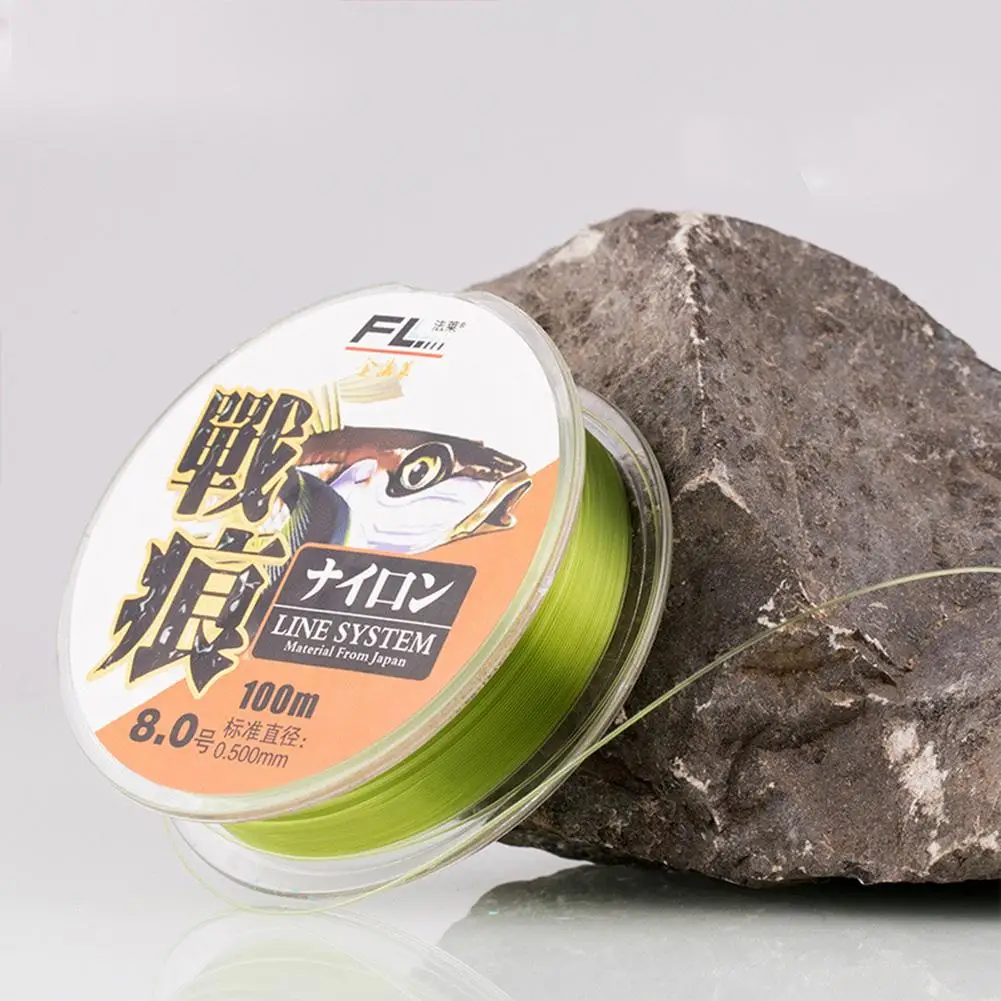 

1 Roll Of 100m Nylon Fishing Line Super Strong Freshwater Fishing Tackle For Marine Carp Fishing