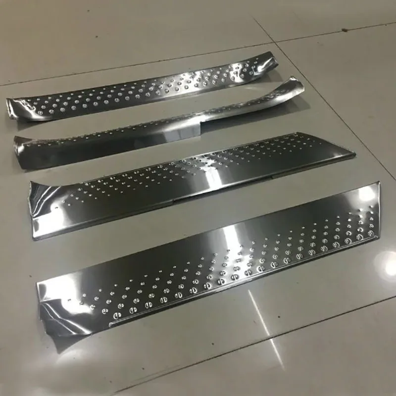 Для Toyota Sienta 2015 2016 2017 2018 второй GE (NHP170) Нержавеющая сталь дверь сил Скребок