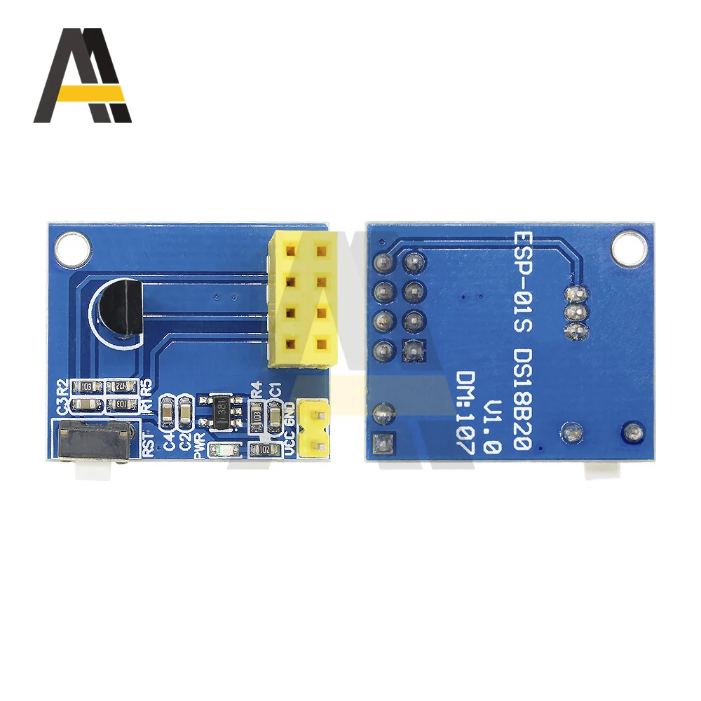 ESP8266 ESP-01 DS18B20 модуль датчика температуры и влажности esp8266 плата адаптера Wi-Fi для